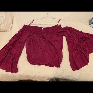 Free people off the shoulder top
